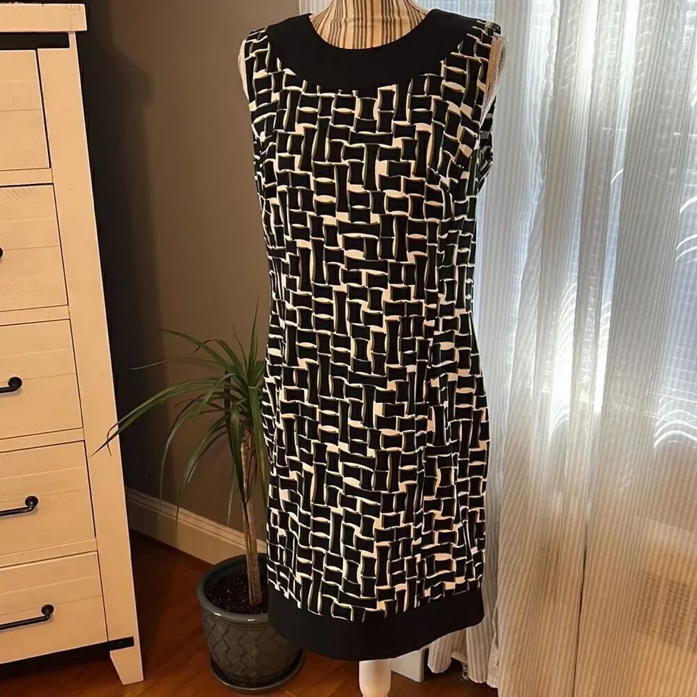 Alyx dress. Size 12. Black/white/green
